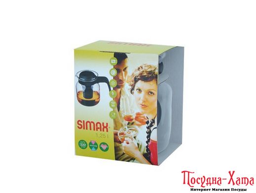 Чайник з фільтром 1,25л. Matura Color SIMAX - s3782/S s3782/S фото