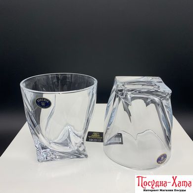 Склянок для віскі набір 6Х340мл Quadro Bohemia - b2k936-99A44/340 b2k936-99A44/340 фото