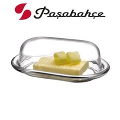 Маслянка з кришкою 20Х13 см. 460мл. BASIC Pasabahce - 98402 з подарунком 98402 фото