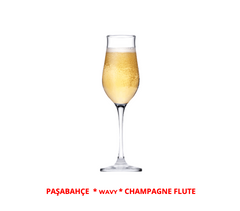Набір келихів для шампанського 6 шт. 190 мл. Wavy Pasabahce 440292 440292 фото