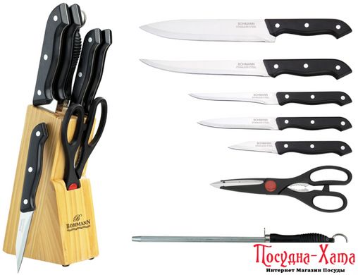BOHMANN Набор кухонных ножей 8 предметов BH5103 AS BH5103 AS фото