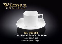 Wilmax Набор чайный (чашка 200мл-2шт, блюдце-2шт)-4пр Color WL-993003/2C WL-993003/2C фото