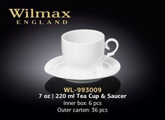 Wilmax Набор чайный (чашка 220мл-2шт, блюдце-2шт)-4пр Color WL-993009R/2С WL-993009R/2С фото