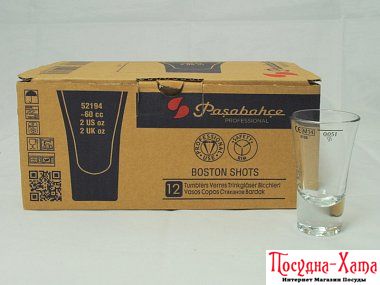 Стопка для водки ликера 60мл. BOSTON SHOTS Pasabahce - 52194-1 52194-1 фото