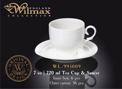 Wilmax Набор чайный(чашка 220мл-6шт,блюдце-6шт)-12пр Color WL-993009R/6С WL-993009R/6С фото