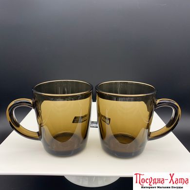 Кружка для чаю набір 2Х350мл. Basic Bronze PASABAHCE - 55531-2BR з подарунком 55531-2BR фото