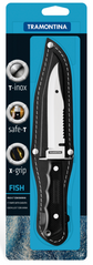 Нож TRAMONTINA FISH/127 мм охотничий. С резин.ручкой (26051/105)