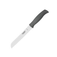 Нож TRAMONTINA SOFT PLUS grey нож д/хлеба 178мм инд.блистер (23662/167)