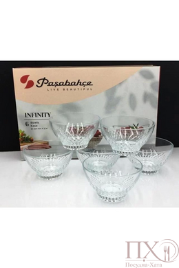 Салатник&nbsp;набір&nbsp;6шт.&nbsp;INFINITY&nbsp;Pasabahce&nbsp;-&nbsp;530256 530256 фото