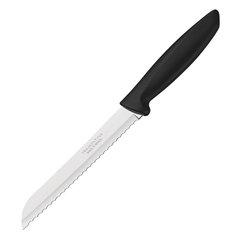Нож TRAMONTINA PLENUS black нож д/хлеба 178мм -12 шт коробка (23422/007)