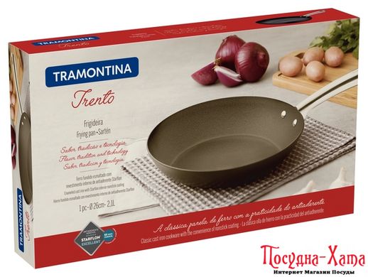Сковорода TRAMONTINA TRENTO 26 см б/кр (20836/026)