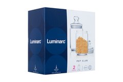 LUMINARC CLUB Банк для продуктов набор 2х1л. - P1424 P1424 фото