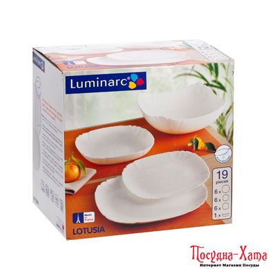 Luminarc Lotusia Сервиз столовый 19 предметов - H1792 H1792 фото