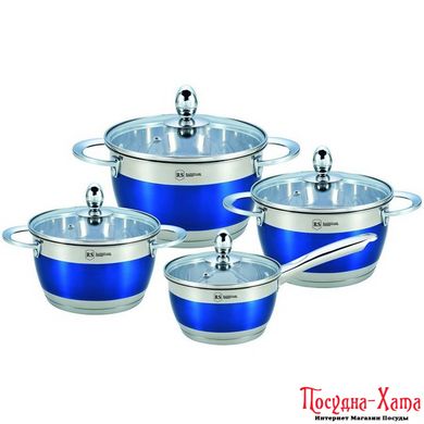 BOHMANN Набор посуды 8 предметов - RS 1818-08 BLUE RS 1818-08 BLUE фото