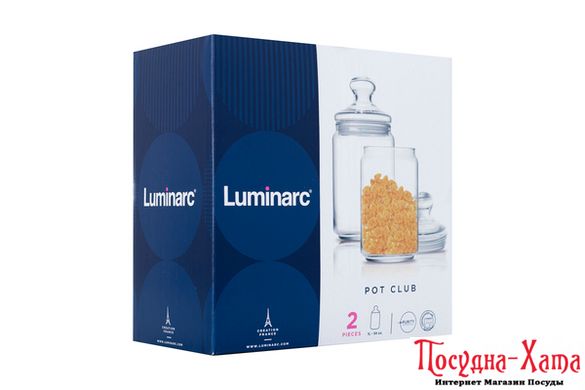 LUMINARC CLUB Банка для продуктов набор 2х1л. - P1424 P1424 фото