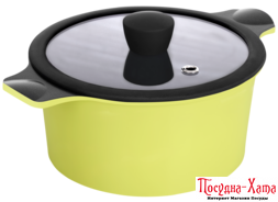 pot RINGEL Zitrone Кастрюля 20x10.5 см (3.0л) с крышкой (RG-2108-20)