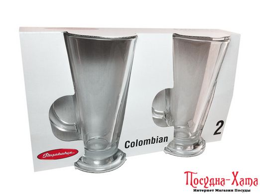 Чашка для латте набір 2Х263мм. Colombian Pasabahce - 55861 55861 фото