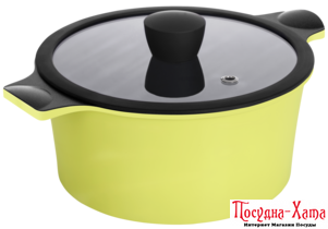 pot RINGEL Zitrone Кастрюля 24x12 см (4.2л) с крышкой (RG-2108-24/1)