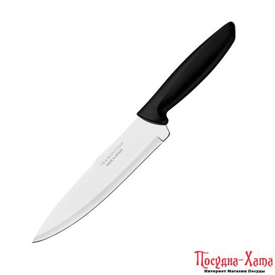 Нож TRAMONTINA PLENUS black нож Chef 178мм инд.блистер (23426/107)