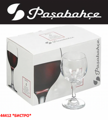 Келих для вина набір 6Х225мл. BISTRO PASABAHCE - 44412 44412 фото