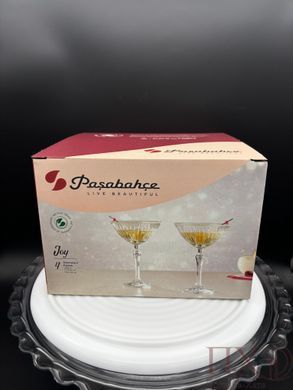 Келихи&nbsp;мартіні&nbsp;набір&nbsp;4&nbsp;штуки&nbsp;220мл.&nbsp;Joy&nbsp;Pasabahce&nbsp;-&nbsp;440310 440310 фото