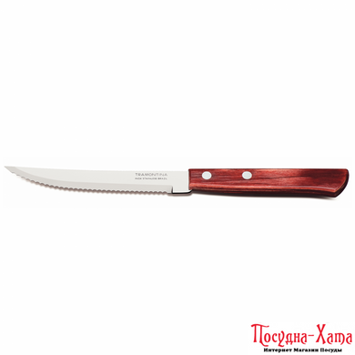 TRAMONTINA POLYWOOD Нож кухонный стейк 127мм 21100/475 21100/475 фото