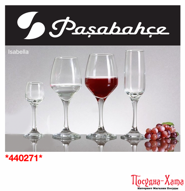 Бокал для вина набор 6х350мл. PASABAHCE Isabella - 440271-1 440271-1 фото