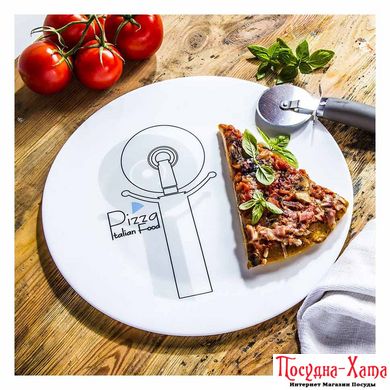 Тарелка для пиццы 33см. BORMIOLI ROCCO Pizza Ronda - 419320F77321757 419320F77321757 фото