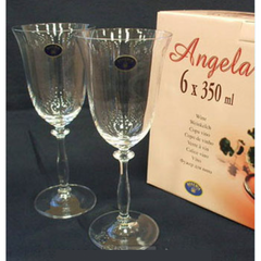 BOHEMIA Angela Бокал вино набор 6Х350мл. - b40600/350, В наявності