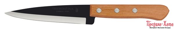 Набори ножів TRAMONTINA CARBON ніж кухарський 127 мм, Dark blade - 12шт коробка (22953/005)
