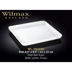 Wilmax Блюдо квадратное 22x22см WL-992680 WL-992680 фото