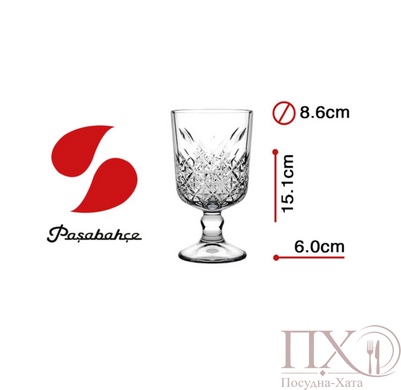 Келихи вино 4 шт. 330 мл Timeless Pasabahce &ndash; 440376 440376 фото