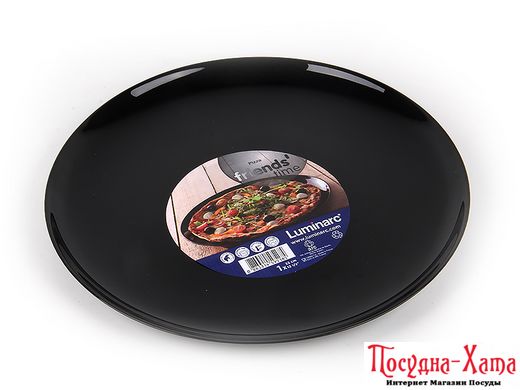 Блюдо для пиццы 32см. LUMINARC FRIENDS TIME BLACK - M0066 M0066 фото