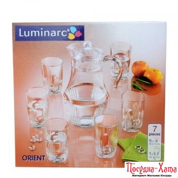 Набір для напоїв 7предметів LUMINARC ORIENT - L4986 L4986 фото