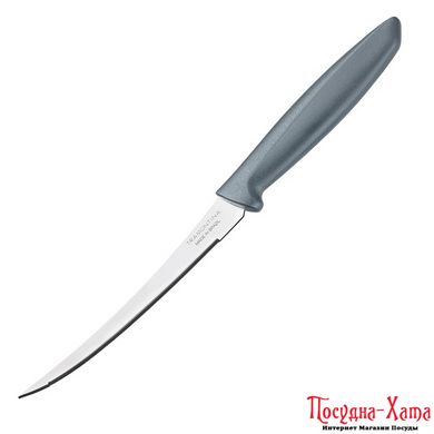 Нож TRAMONTINA PLENUS grey н-р ножей 3пр (том, овощ, д/мяса) инд.бл (23498/613)