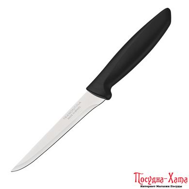 Ніж TRAMONTINA PLENUS black ніж обваловувальний 127мм інд.блістер (23425/105)