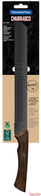 Ніж TRAMONTINA Churrasco Black зубчатий для нарізки 253 мм (22848/110)