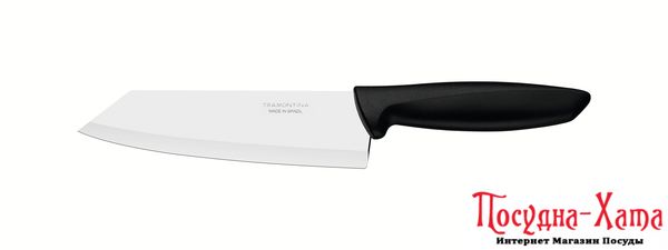 Нож TRAMONTINA PLENUS black поварской 152мм инд. блистер (23443/106)