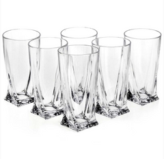 Склянок для води 6Х350мл Quadro Bohemia - b2k936-99A44/350 b2k936-99A44/350 фото