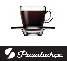 Чашка з блюдцем 72 мл Aqua Pasabahce &ndash; 95756-1 95756-1 фото