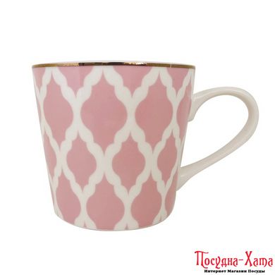 Чашка Limited Edition DOMINO рожевий /410 мл (12632- 126067ZRXC)