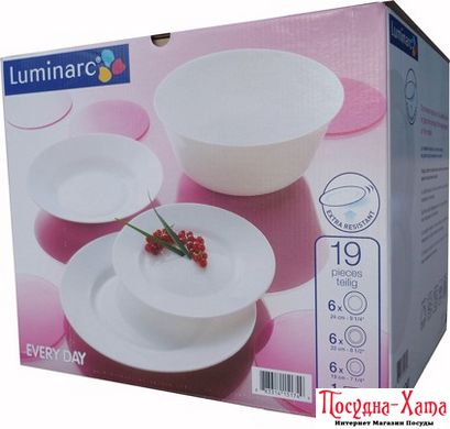 Luminarc Everyday Сервиз столовый19 предметов - G0567 G0567 фото