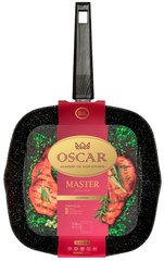 Сковорода OSCAR MASTER гриль 28 см б/крышки (OSR-8102-28)