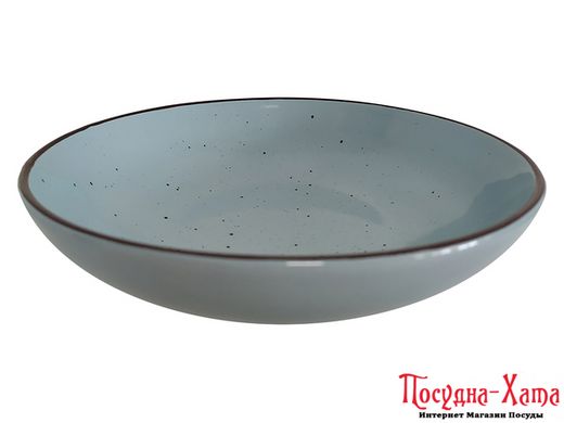 Тарілка Limited Edition TERRA 20 см /суп./ блакитна (YF6002-5)