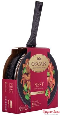 Сковорода OSCAR NEST 22 см с крышкой (OSR-1100-22)