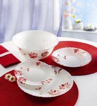 Салатник великий 25см. Luminarc Bianca Red - 4285 4285 фото