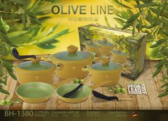 BerlingerHaus Olive Набор посуды 11 предметов BH-1380 BH-1380 фото