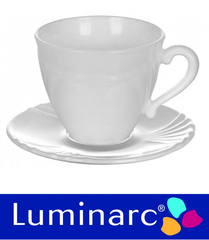 Luminarc Cadix Чашка 220 мл с блюдцем 2 предмета - 37784-1, В наявності