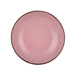 Тарелка Limited Edition TERRA 20 см /суп./ пудро-розовая (YF6007-5)