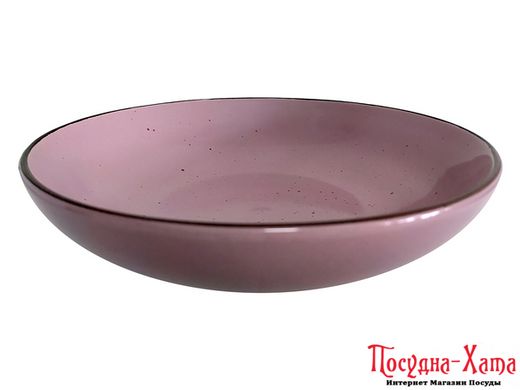 Тарілка Limited Edition TERRA 20 см /суп./ пудрово-рожева (YF6007-5)
